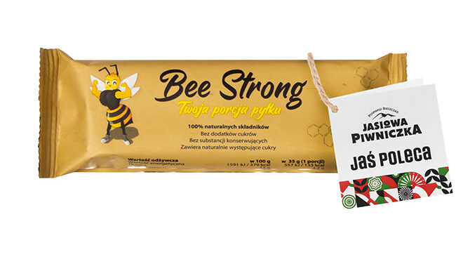 Przek膮ski na podr贸偶 batony Bee Strong