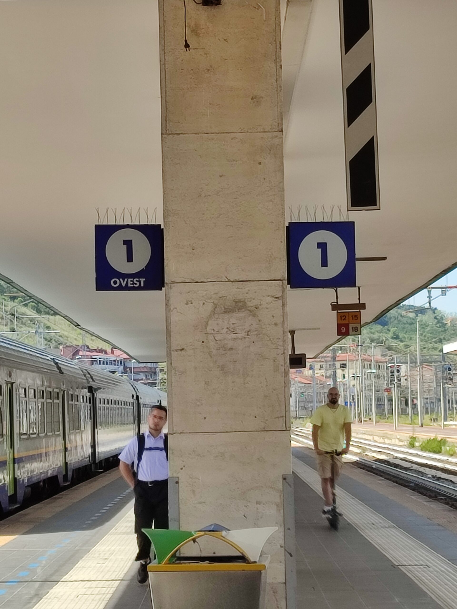 Zwiedzanie Włoch pułapki perony